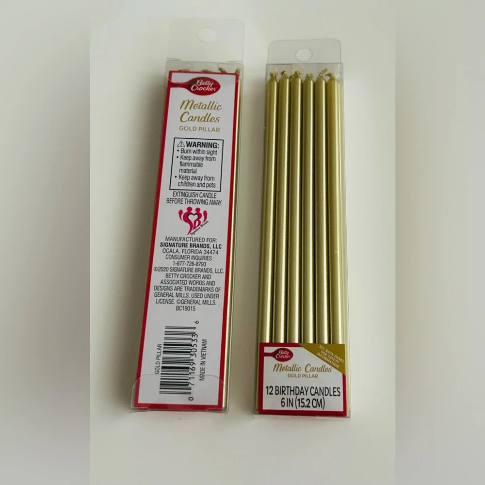 New 2 Packages Gold Metallic 6